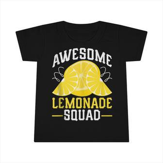 Awesome Lemonade Squad For Lemonade Stand Infant Tshirt | Mazezy