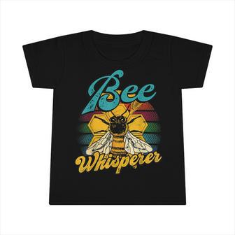 Bee Bee Bee Whisperer Vintage Retro Style Honeybee Hives V2 Infant Tshirt - Monsterry