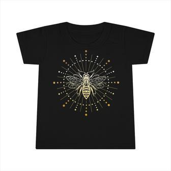 Bee Bee Bee With Sun Honey-Bee With Sun Rays Trendy Summer Style Infant Tshirt - Monsterry