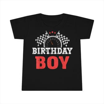 Birthday Boy Race Car Racing Car Driver Birthday Crew Infant Tshirt - Seseable