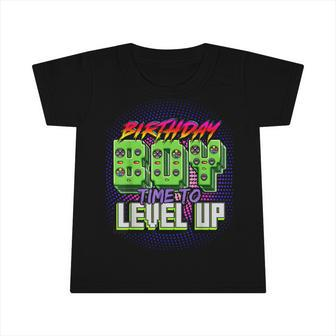 Birthday Boy Time To Level Up Video Game Birthday Party Boys Infant Tshirt - Seseable