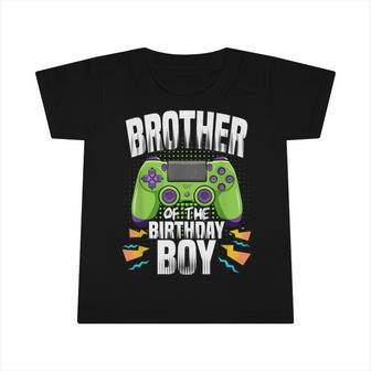 Brother Of The Birthday Boy Matching Video Gamer Birthday Infant Tshirt - Seseable