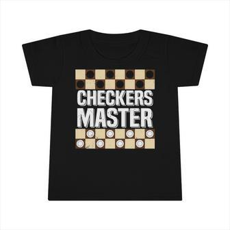 Checkers Master Player Board Game Checkers Infant Tshirt | Mazezy