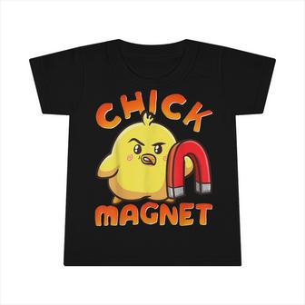 Chicken Chicken Chick Magnet Funny Halloween Costume Magnetic Little Chicken Infant Tshirt - Monsterry AU