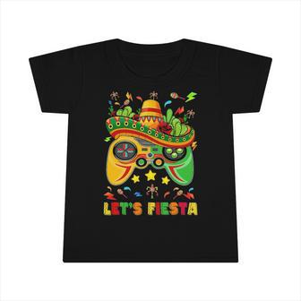 Cinco De Mayo  Kids Lets Fiesta Gamer Boy Video Games Infant Tshirt