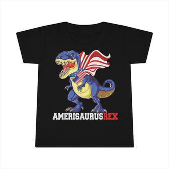Dinosaur T Rex 4Th Of July Amerisaurus Rex Kids Boys Men Infant Tshirt - Seseable