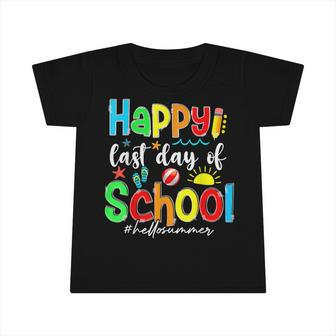 Funny Happy Last Day Of School Hello Summer Teacher Student Infant Tshirt | Mazezy