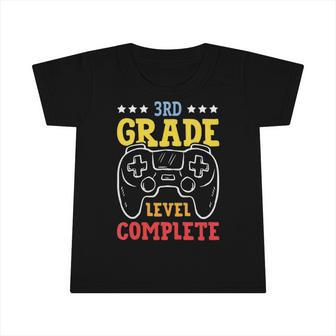 Kids 3Rd Grade Level Complete Last Day Of School Game Controller Infant Tshirt | Mazezy