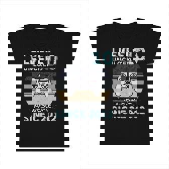 Level 10 Unlocked Awesome Since 2012 Video Gamer Birthday Infant Tshirt | Mazezy