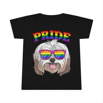 Lgbt Havanese Dog Gay Pride Rainbow Lgbtq Cute Gift Infant Tshirt - Monsterry