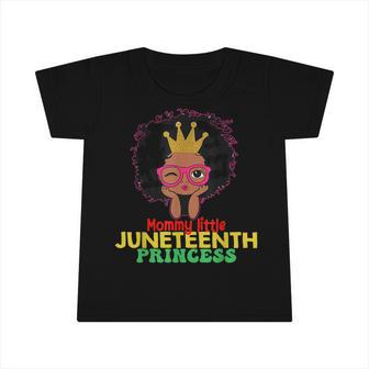 Mommy Little Junenth Princess Celebrate 19Th Black Girl Infant Tshirt | Mazezy DE