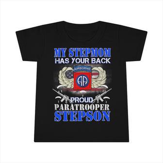 My Stepmom Has Your Back Proud Army 679 Shirt Infant Tshirt | Favorety