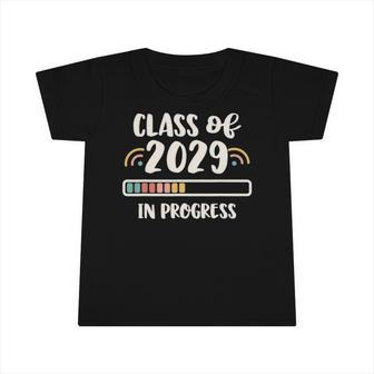 Online Virtual School In Progress Class Of 2029 Graduation Infant Tshirt | Mazezy