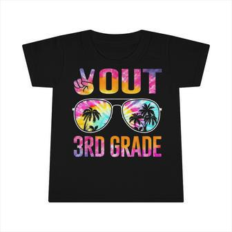 Peace Out 3Rd Grade Tie Dye Graduation Last Day Of School Infant Tshirt | Mazezy