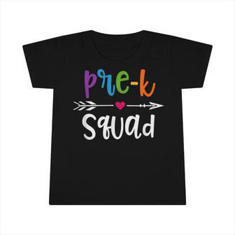 Pre-K Squad Kids Teacher Team Pre-K First Day Of School Infant Tshirt - Seseable