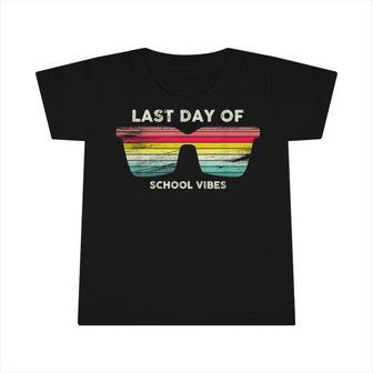 Retro Last Day Of School Vibes Graduation | Out For Summer Infant Tshirt | Mazezy