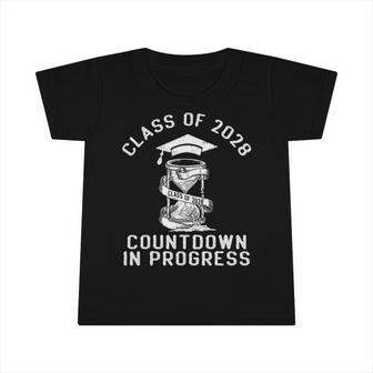 Senior Class Of 2028 Countdown To Graduation Gift Infant Tshirt | Mazezy