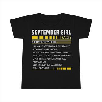 September Girl September Girl Facts Infant Tshirt - Seseable