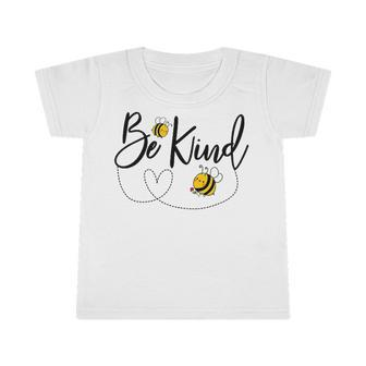 Be Kind Bees Insect Lover Funny Kindness Friendly Kids Heart Infant Tshirt | Mazezy