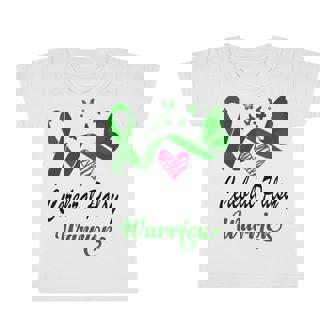 Cerebral Palsy Warrior Butterfly Green Ribbon Cerebral Palsy Cerebral Palsy Awareness Infant Tshirt - Monsterry