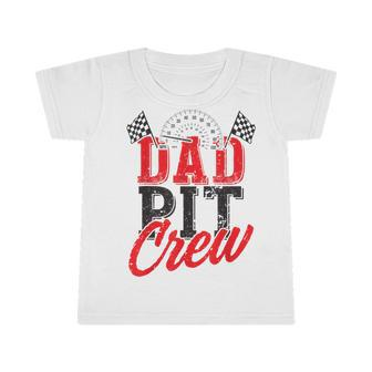 Dad Pit Crew Birthday Party Car Infant Tshirt - Seseable