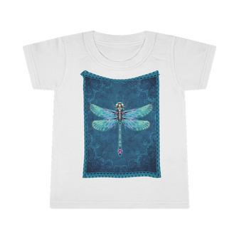 Dragonfly With Floral Vintage Infant Tshirt - Monsterry DE