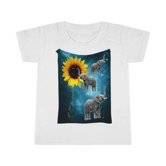 Elephant - Sunflower You Are My Sunshine Infant Tshirt - Monsterry CA