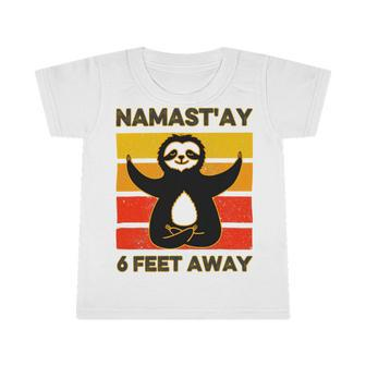 Funny Cute Sloth Yoga Namastay Social 863 Shirt Infant Tshirt | Favorety DE