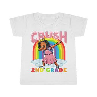 Kids Ready To Crush 2Nd Grade Black Girl Second Day Of School Infant Tshirt - Seseable