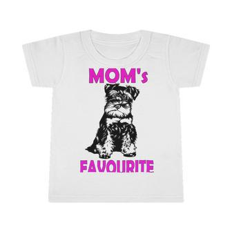 Miniature Schnauzer At Home Moms Favourite Multi Tasking Dog Infant Tshirt | Favorety DE