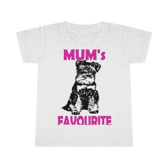 Miniature Schnauzer At Home Mums Favourite Multi Tasking Dog Infant Tshirt | Favorety
