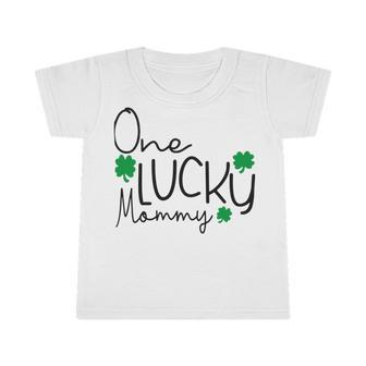 One Lucky Mommy Infant Tshirt | Favorety