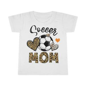 Soccer Mom Game Day Cheer Mom Leopard Mothers Day Infant Tshirt | Favorety DE