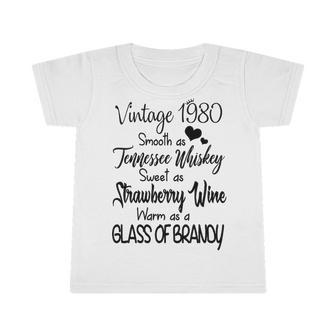Vintage 1980 Girl Woman Birthday Infant Tshirt - Seseable
