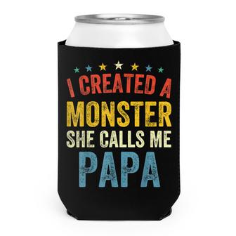Mens I Created A Monster She Calls Me Papa Funny Saying Dad  Can Cooler