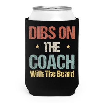 Mens Dibs On The Coach With The Beard Funny Baseball Dad Saying  Can Cooler