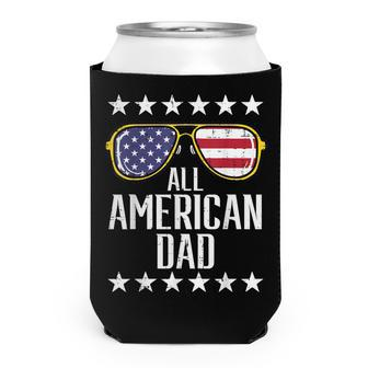 All American Dad 4Th Of July Memorial Day Matching Family Can Cooler - Seseable