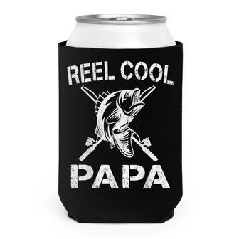 Reel Cool Papa Fishing Dad Gifts Fathers Day Fisherman Fish Can Cooler - Seseable