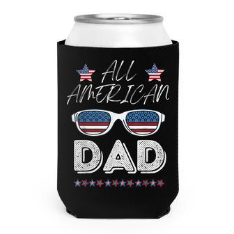 Usa 4Th Of July Great American Flag Dad Can Cooler - Seseable