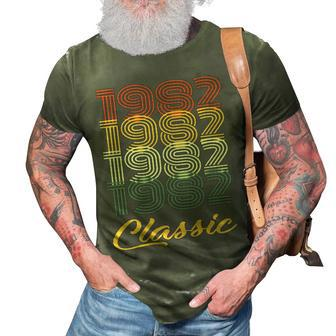 1982 Classic Birthday 3D Print Casual Tshirt - Seseable