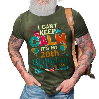 20 Years Old Bday Its My 20Th Birthday Women Men 3D Print Casual Tshirt - Seseable