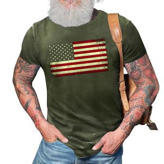 4Th Of July American Flag Vintage Usa Men Women Patriotic 3D Print Casual Tshirt | Mazezy