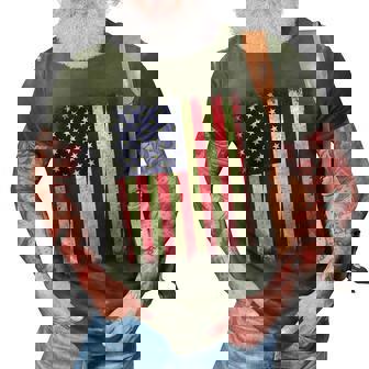 4Th Of July Patriotic Fourth Of July Us American Flag Usa 3D Print Casual Tshirt - Seseable