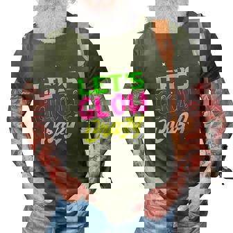 80S Glow Party Squad 80S Party Glow Crazy Lets Glow Crazy 3D Print Casual Tshirt | Mazezy