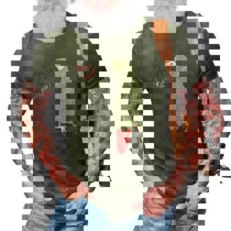 African Grey Parrot Red Butt Chicken 3D Print Casual Tshirt | Mazezy