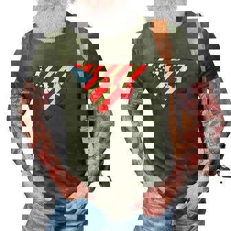 American Flag Paper Plane 4Th Of July Patriotic Usa Flag 3D Print Casual Tshirt | Mazezy