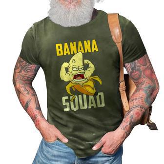 Banana Squad Funny Bananas Fruit Costume Team 3D Print Casual Tshirt | Mazezy