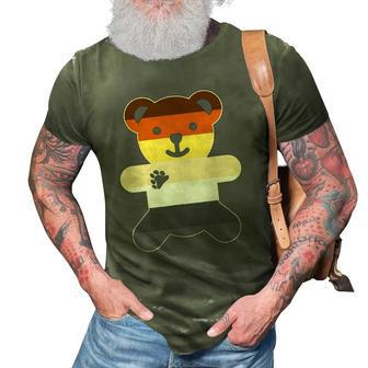 Bear Brotherhood Flag Bear Gay Pride 3D Print Casual Tshirt | Mazezy