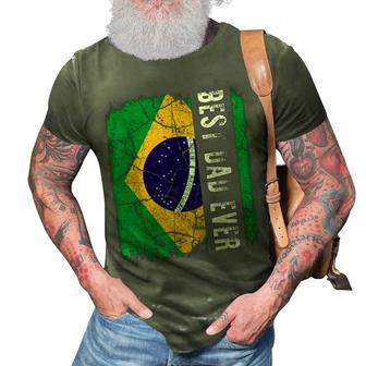 Best Brazilian Dad Ever Brazil Daddy Fathers Day 3D Print Casual Tshirt - Monsterry AU