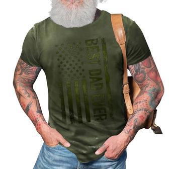 Best Dad Ever American Military Camouflage Flag Father 3D Print Casual Tshirt - Monsterry UK